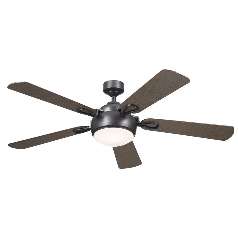 Kichler 300415AVI 60″ Ceiling Fan, Anvil Iron