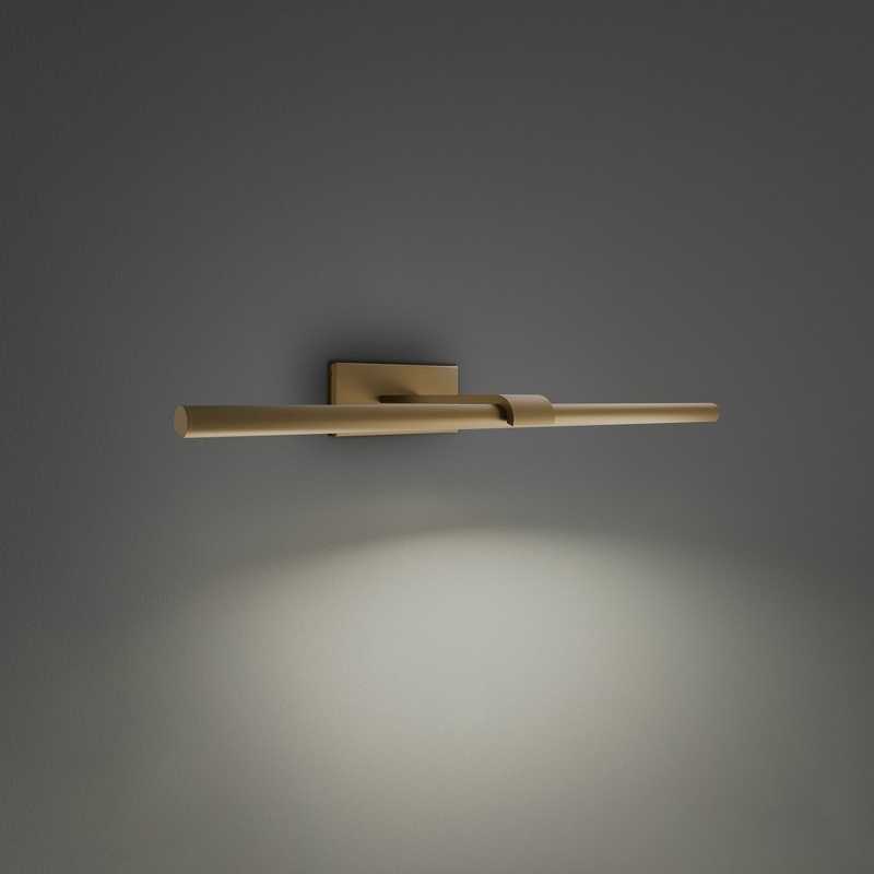 LED Picture Light from the Inlet Collection in Aged Brass Finish by Modern Forms