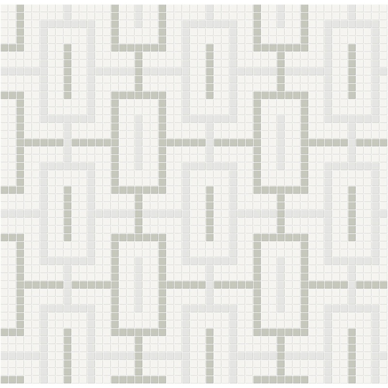 Soho Morning Blend Chain Pattern Matte Porcelain Mosaics. 1 Sheet = .91 Sq. Ft.