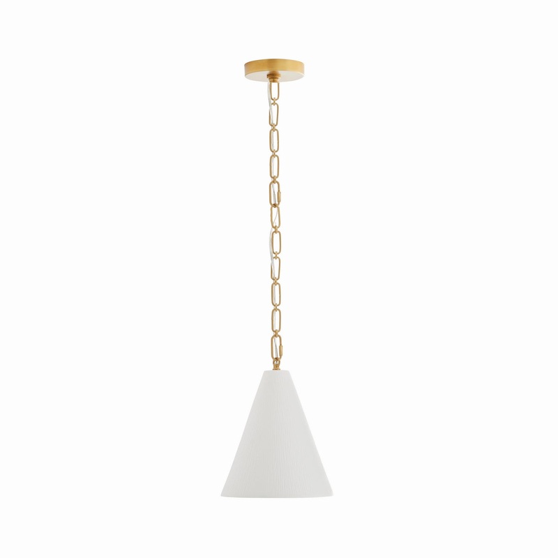 Arteriors 49794 Oakland One Light Pendant Matte Bone