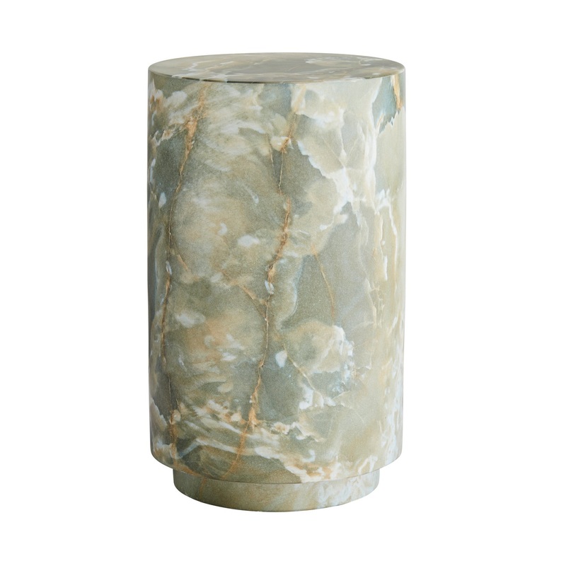 Arteriors 5640 Herbie Accent Table Jade Faux Marble