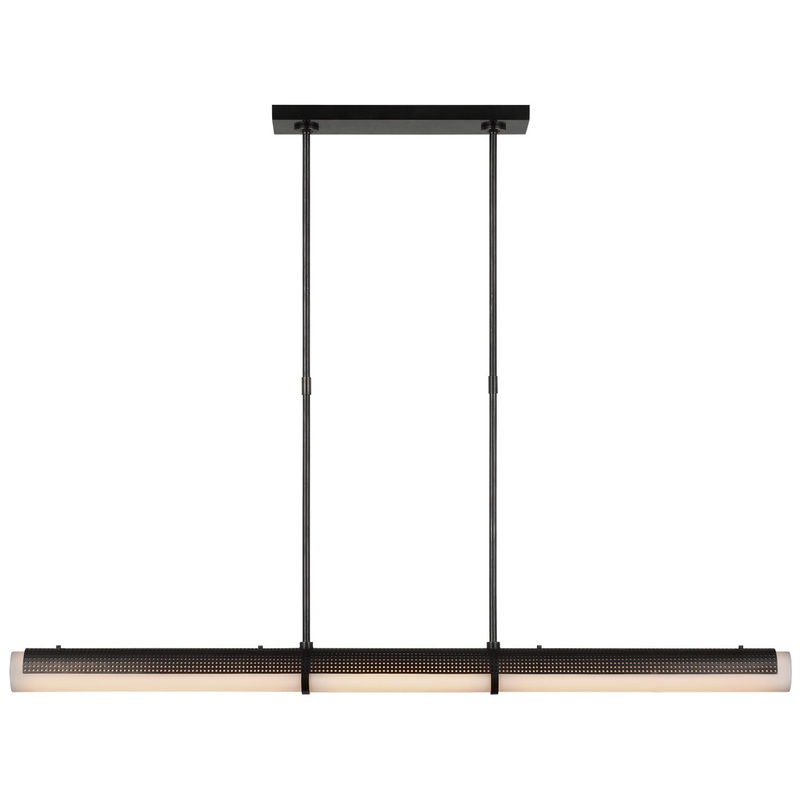 LED Chandelier from the Precision Collection in Bronze Finish by Visual Comfort Signature