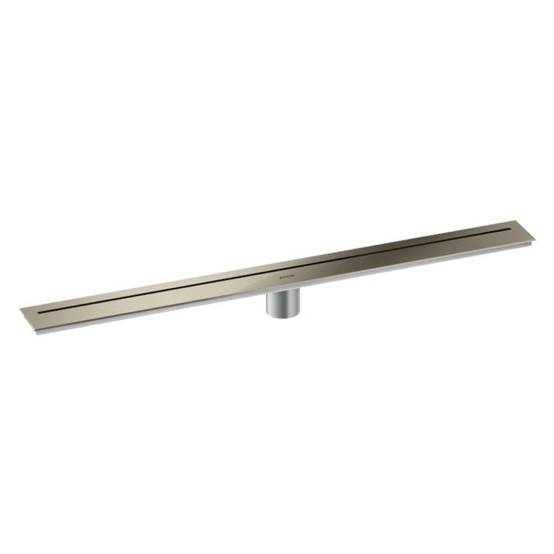 Linear Drain 31-1/2 Inch Polished Nickel Stainless Steel 304 for Shower Floor Installation