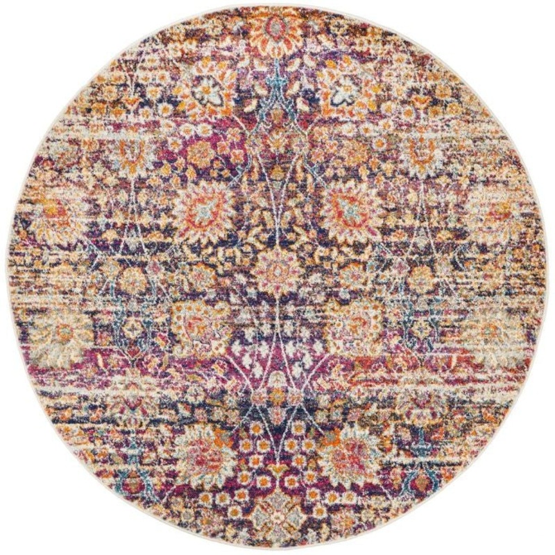 Mirage 360 Multi Round By Rug Culture-150X150CM – ROUND