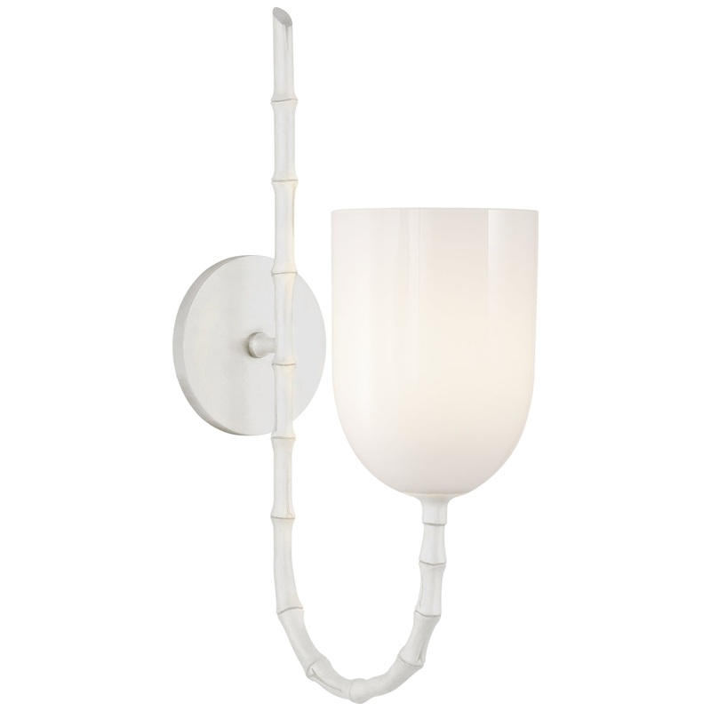 One Light Wall Sconce from the Edgemere Collection in Plaster White Finish by Visual Comfort Signature