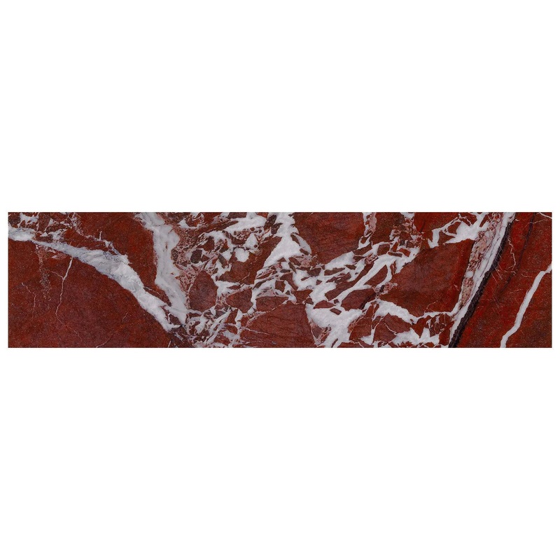 3″ x 12″ Tuscano Rosso Polished Marble Tile 3″ x 12″