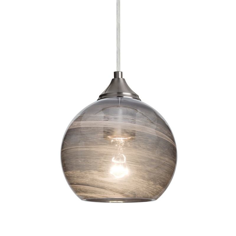 Besa 1JC-JILLYSM-SN Jilly One Light Pendant Satin Nickel