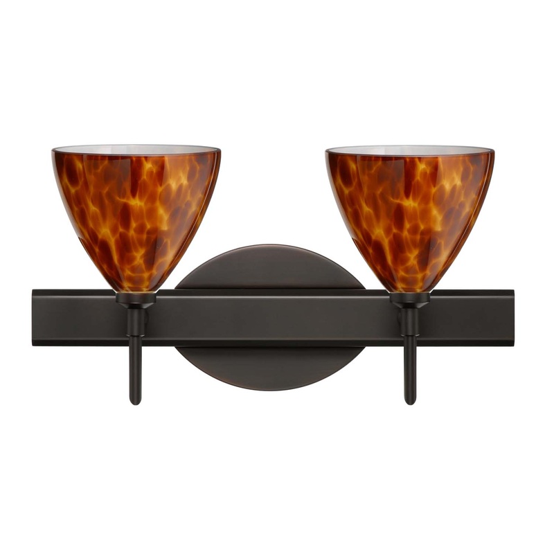 Besa 2SW-177918-BR Mia Two Light Wall Sconce Bronze