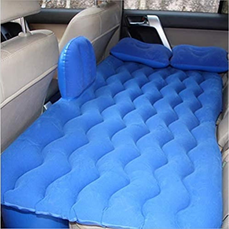 Lettino da viaggio Auto gonfiabile letto casa automobilistica Tornio auto materasso gonfiabile auto d’affollamento gonfiabile Bed Car Rear Cushion scarico da viaggio Bed 5-12 ( Color : Blue )