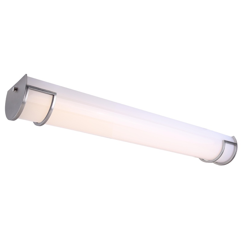 Nora LED Vanity Brushed Nickel