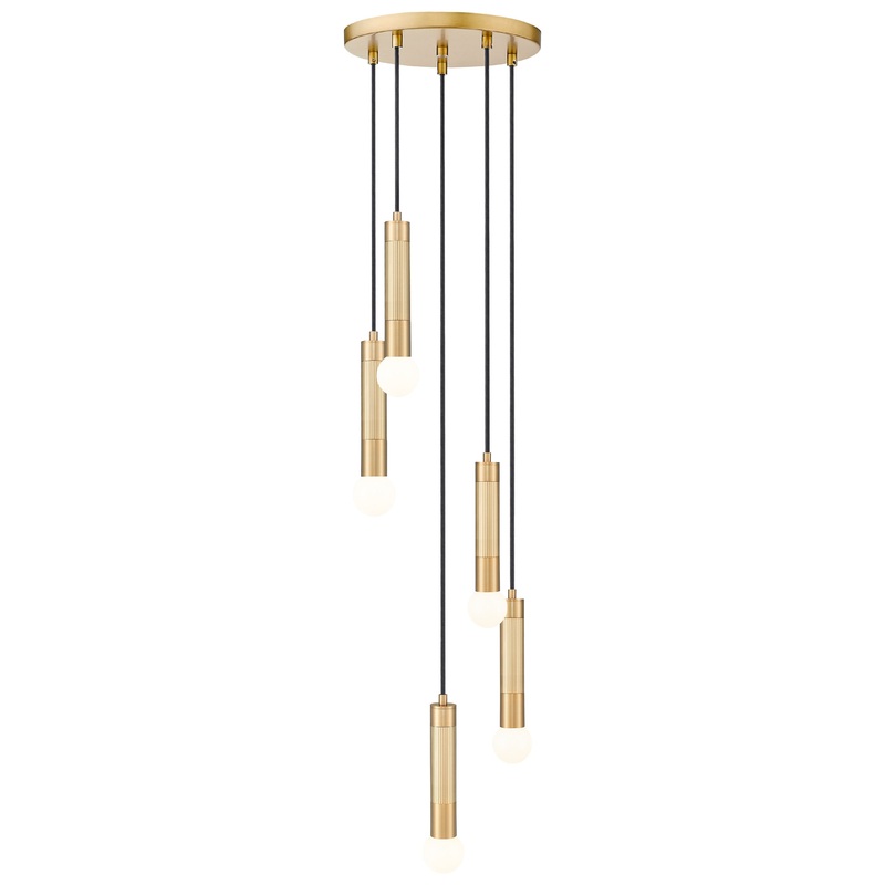 Stari 5-Light Chandelier Modern Gold