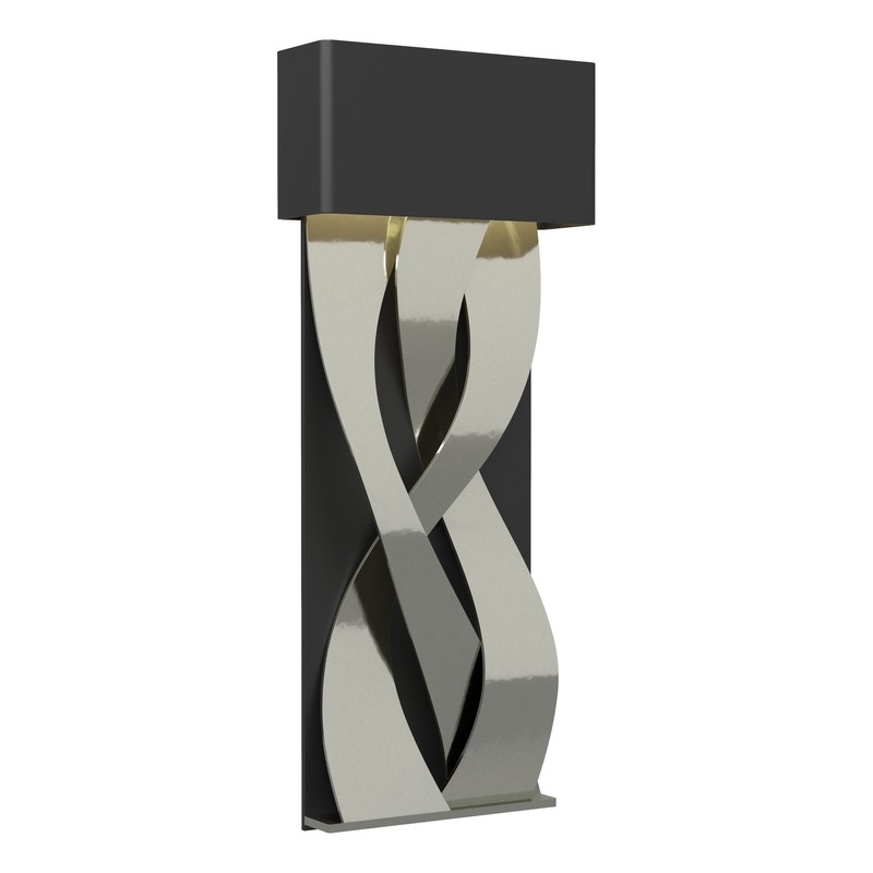 Tress Small LED Sconce Black Sterling