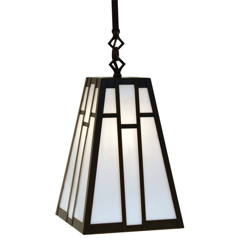 Arroyo ASH-8WO-BZ Asheville One Light Pendant Bronze