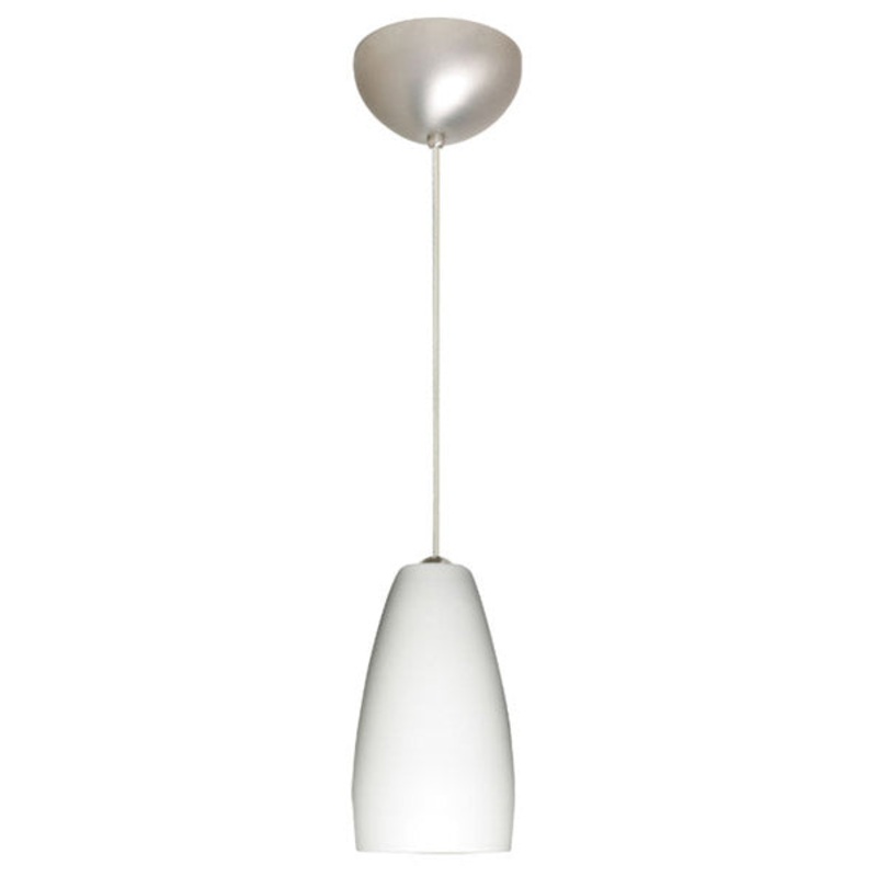 Besa 1BC-150907-SN Chrissy One Light Pendant Satin Nickel