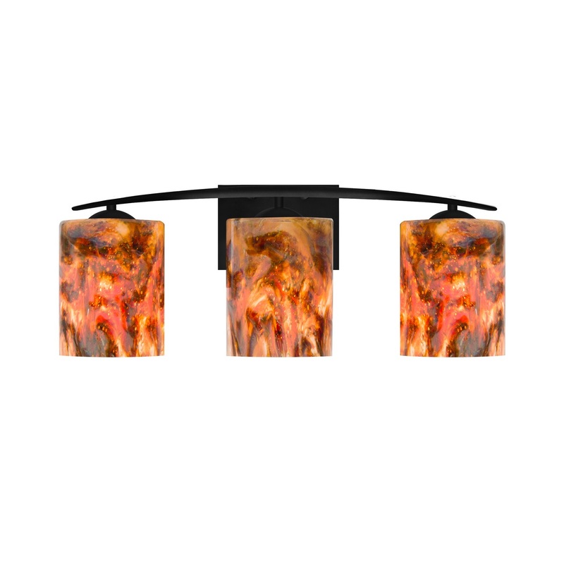 Besa 3WC-LAVA-LED-BK Besa Lava Vanity LED Wall Sconce Black