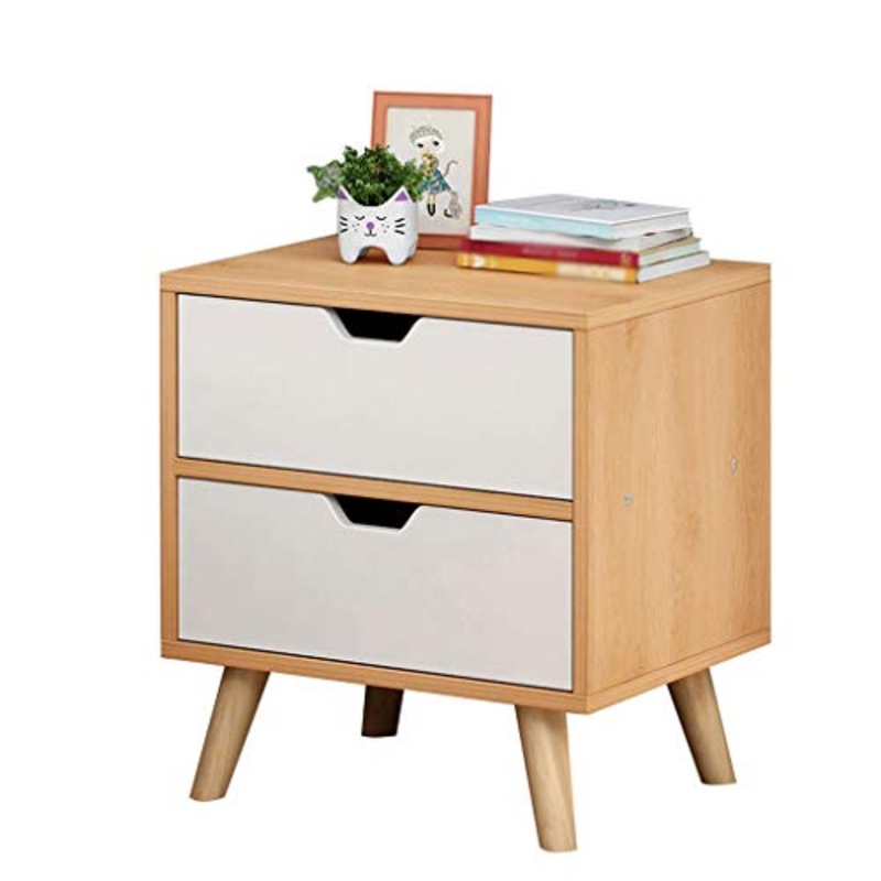 Comodini Decorazione Bagno Domestica Studio corridoio Doppio pompaggio di Legno Solido Locker Camera dell’Assemblea Addensare Soggiorno Multifunzione 40X30X45cm MUMUJIN (Color : Pine)