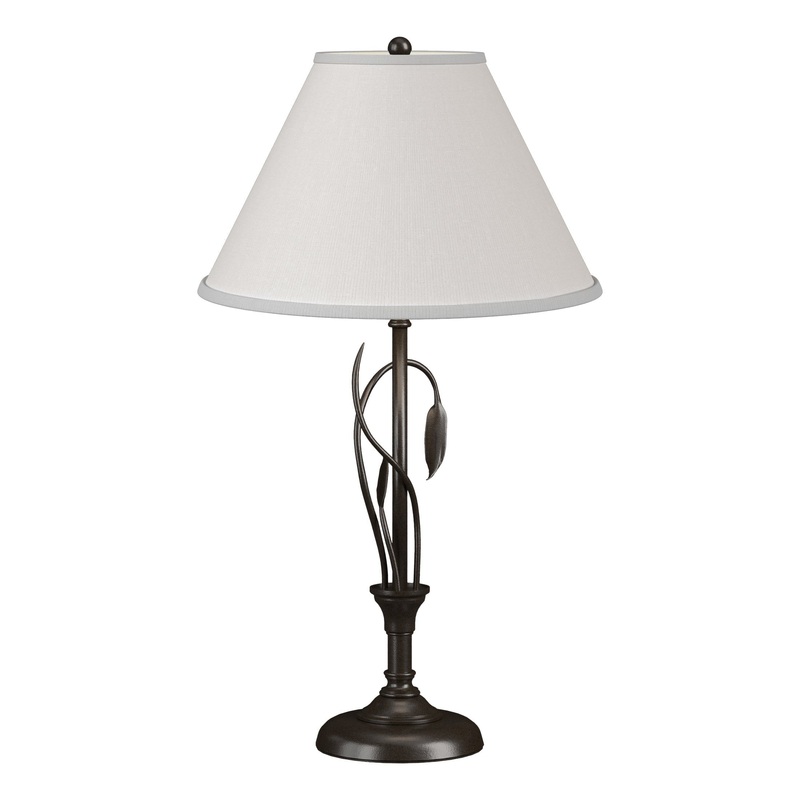 Forged Leaves and Vase Table Lamp Oil Rubbed Bronze