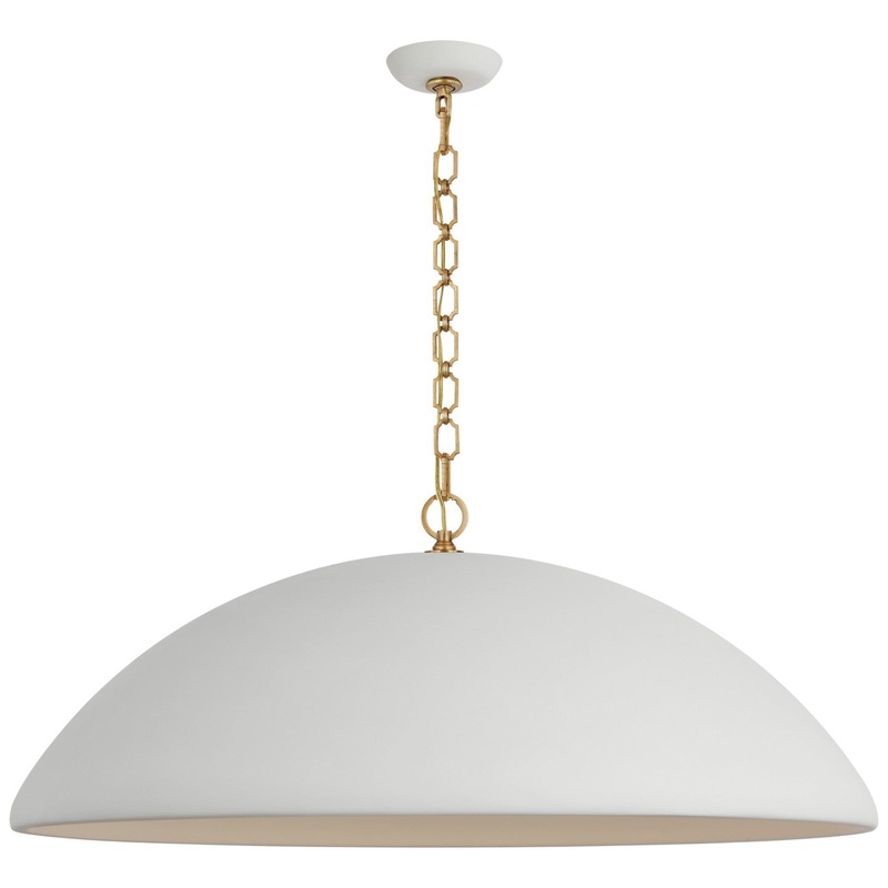 LED Pendant from the Elliot Collection in Matte White Finish by Visual Comfort Signature
