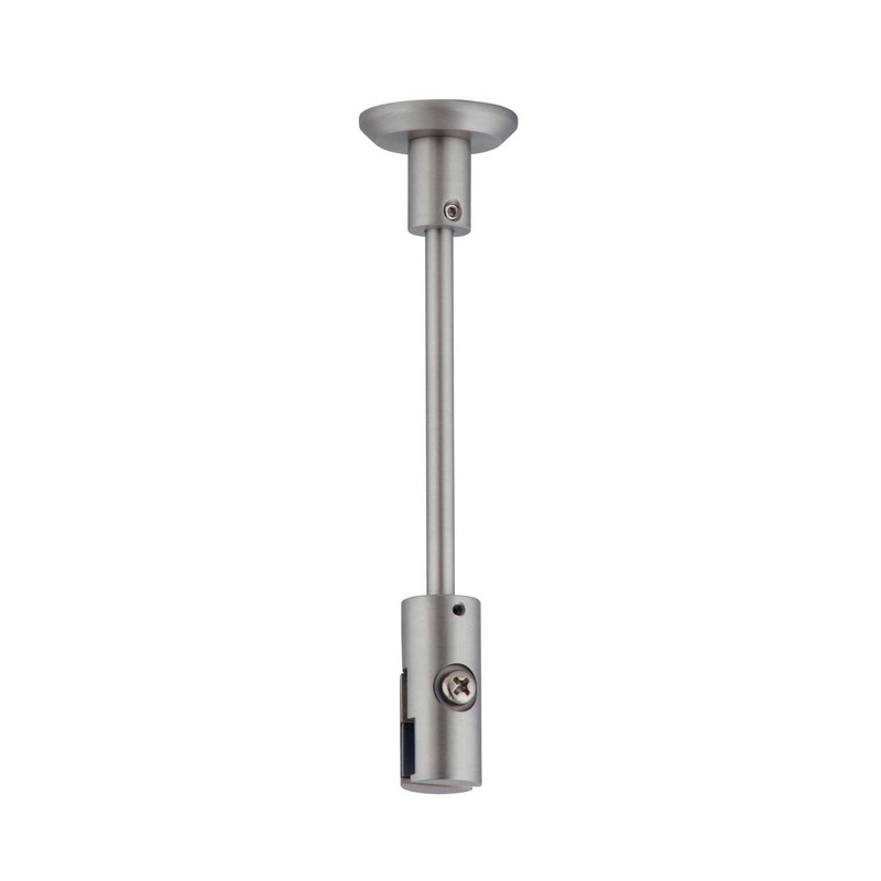 Rigid Standoff from the Monorail Components Collection in Satin Nickel Finish by Besa