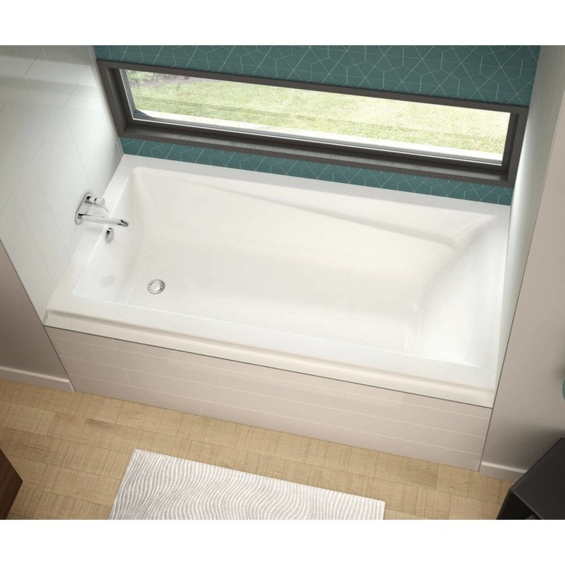 Tub Exhibit IF 72 x 42 Inch Alcove Aeroeffect Left Hand White Acrylic