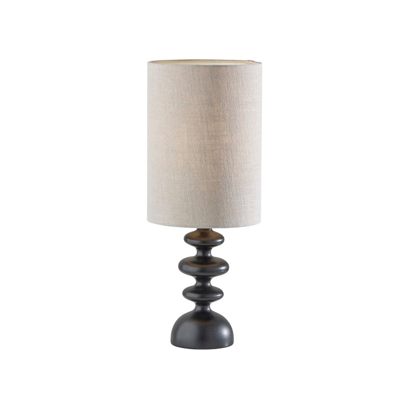 Beatrice Table Lamp Matte Black Polyresin