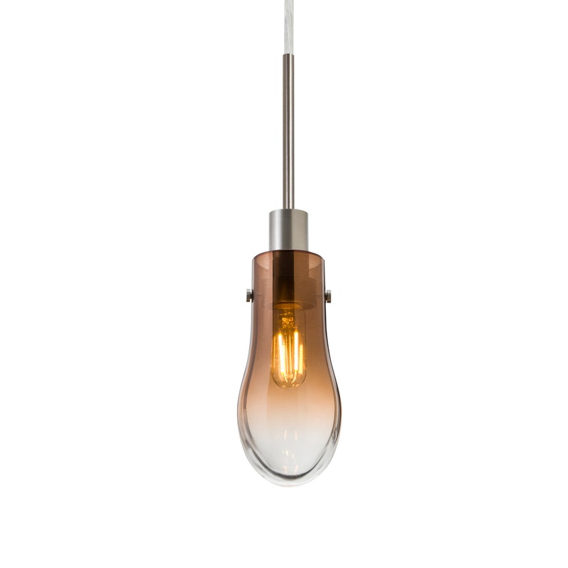 Besa 1JC-WISHAM-EDIL-SN Wish One Light Pendant Satin Nickel