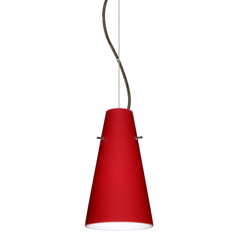 Besa 1KX-4124RM-BR Cierro One Light Pendant Bronze