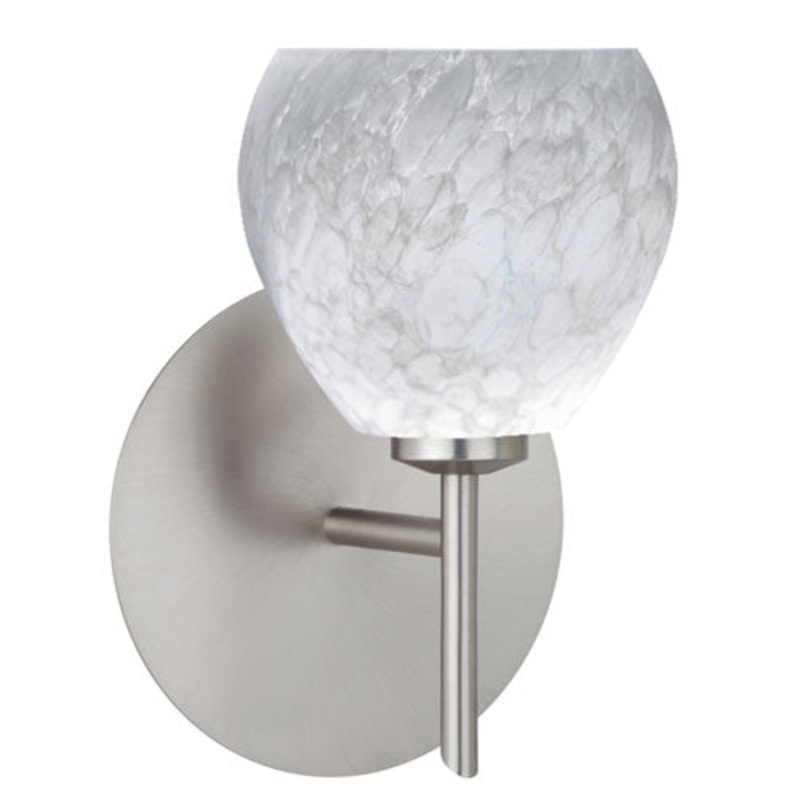 Besa 1SW-560519-SN Tay Tay One Light Wall Sconce Satin Nickel