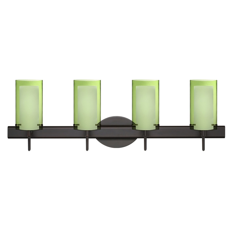 Besa 4SW-L44007-BR Pahu Four Light Wall Sconce Bronze (Discontinued)