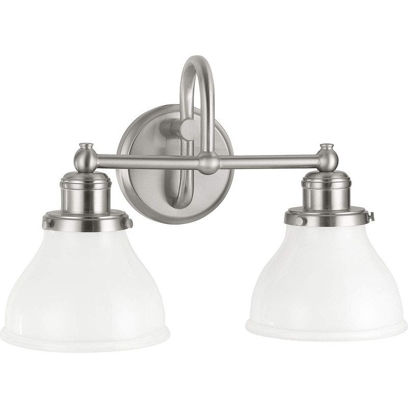 Capital Lighting 8302BN-128 Baxter 2 Light Vanity Brushed Nickel