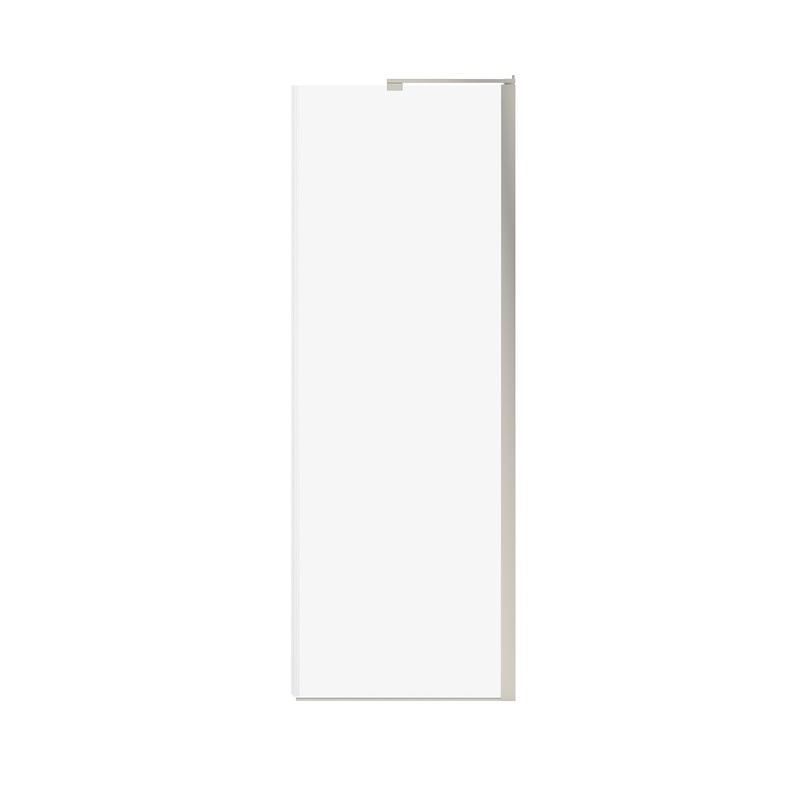 MAAX 139588-810-305-000 Capella 78 Return Panel for 32 in. Base with GlassShield glass in Brushed Nickel