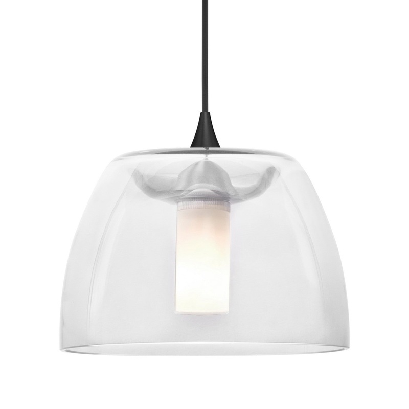 Besa 1XC-SPURCL-BK Besa Spur Pendant One Light Pendant Black