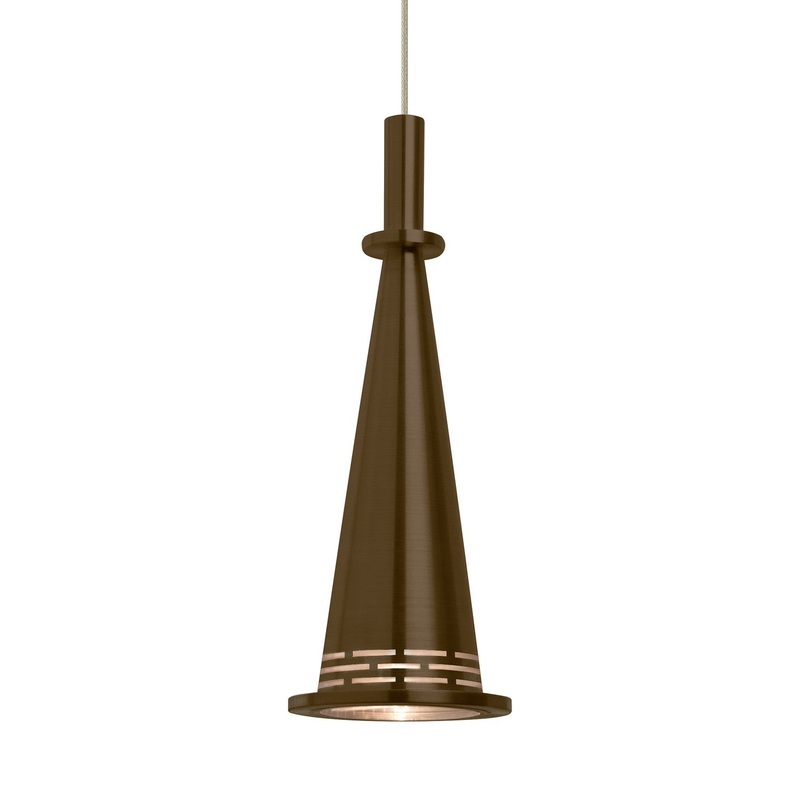 Besa 1XT-PRINCECNBR-LED-SN Besa Prince Pendant LED Pendant Satin Nickel