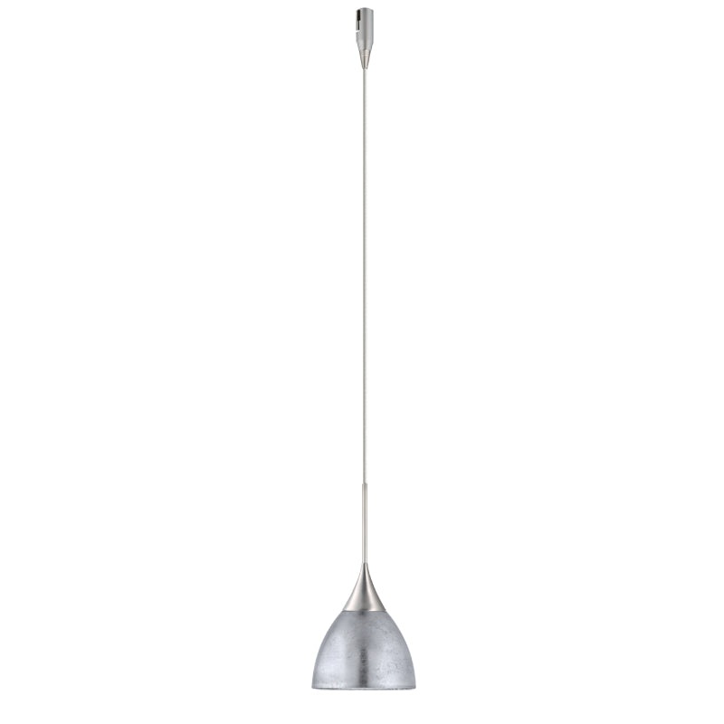 Besa RXP-1758SF-SN Divi One Light Pendant Satin Nickel