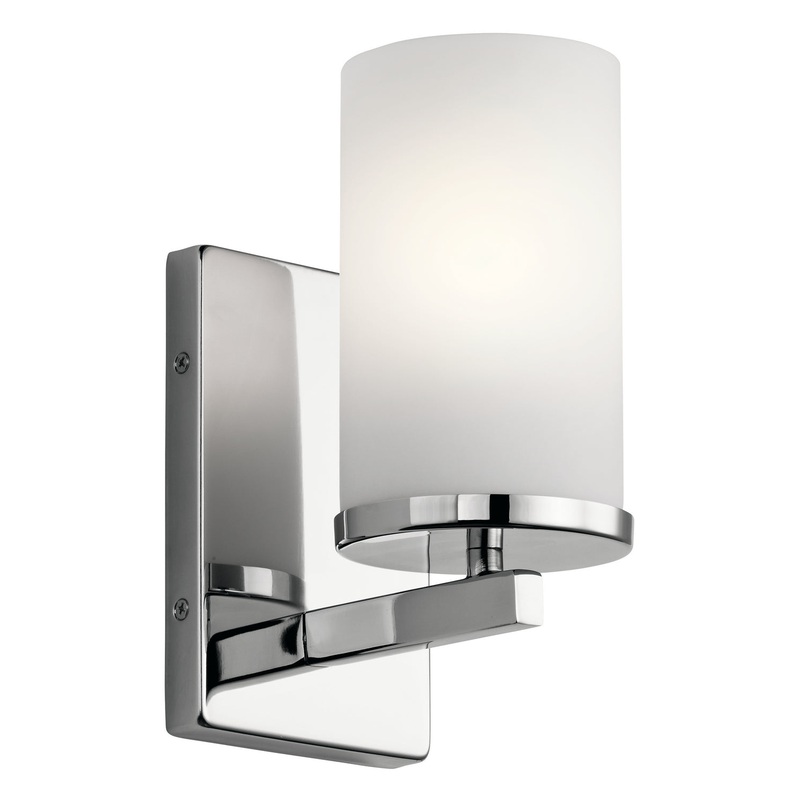 Kichler 45495CH One Light Wall Sconce, Chrome