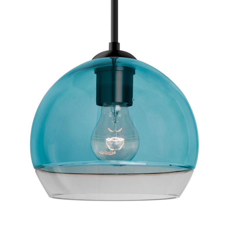 Besa 1JC-ALLY8BL-BK Besa Ally 8 Pendant One Light Pendant Black