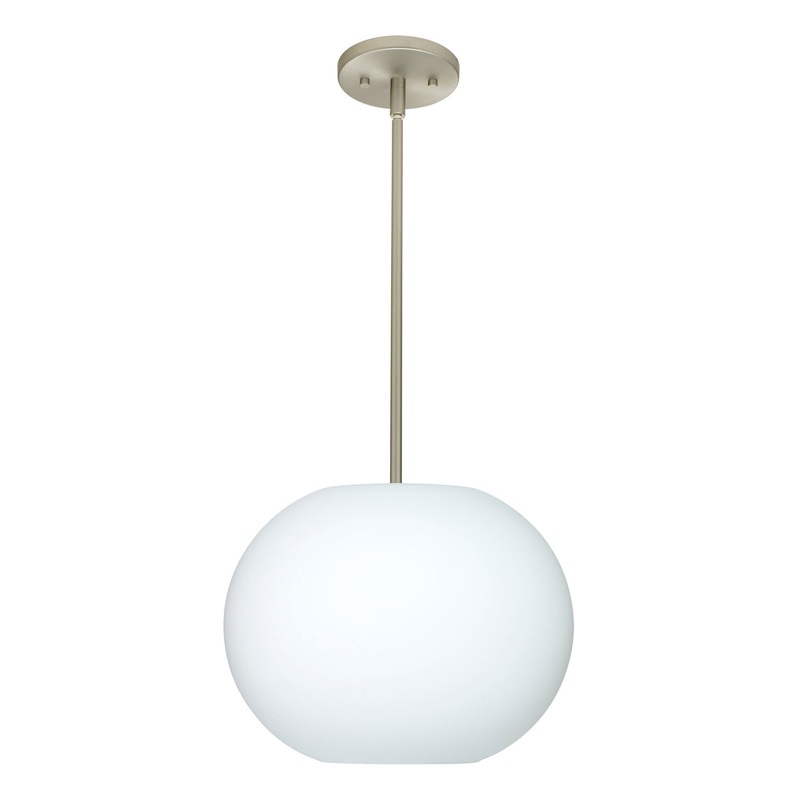 Besa 1TT-477507-SN Jordo One Light Pendant Satin Nickel