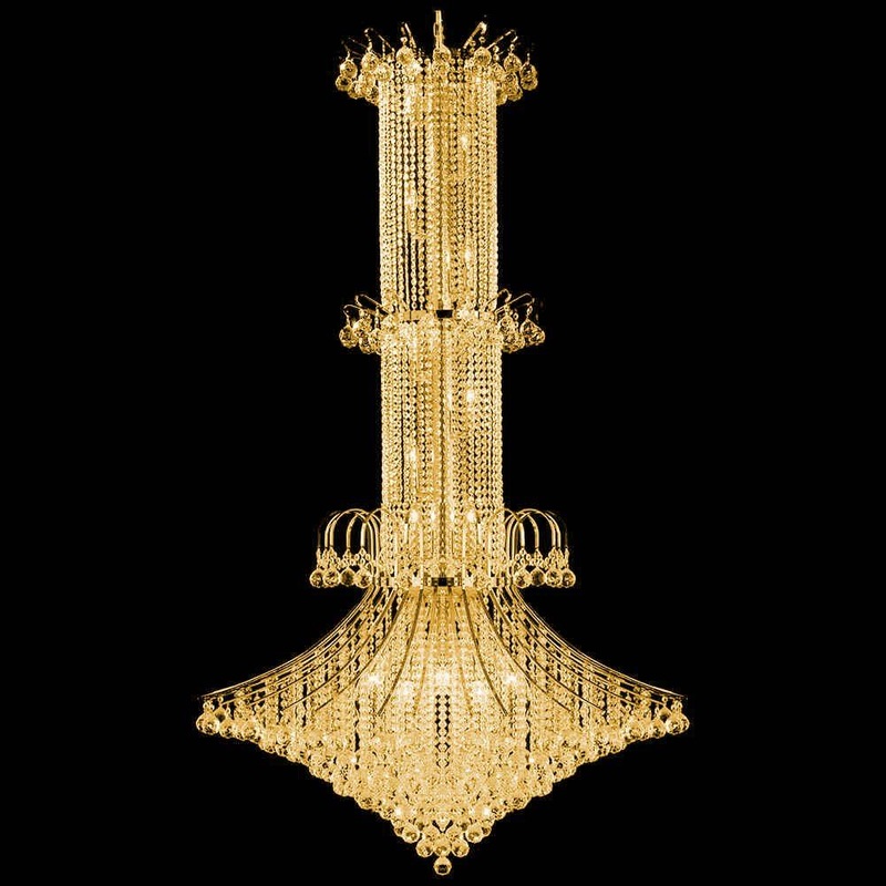 Essentials 20-Light Chandelier Gold