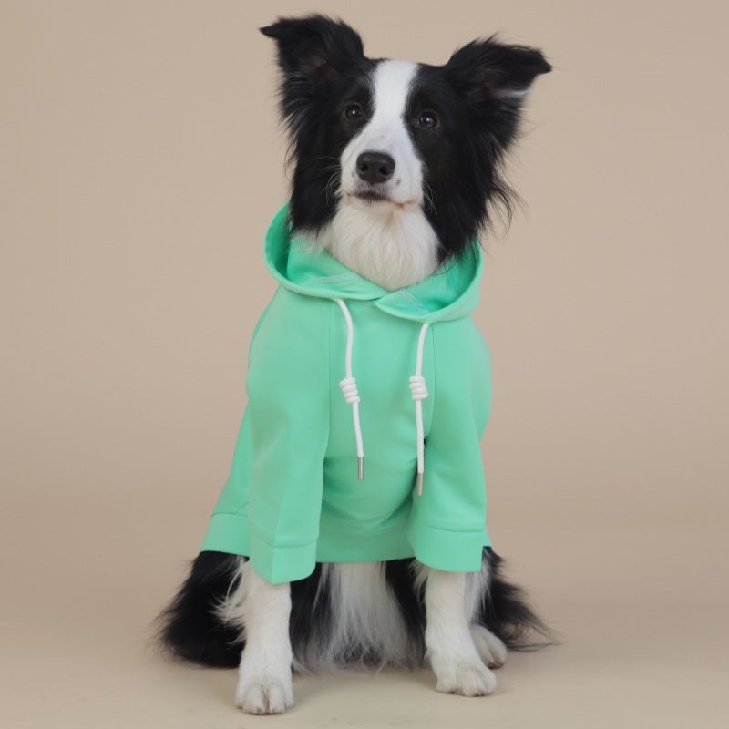 Green Classic Dog Sweatshirt with Hood & Drawstrings – For Large Dogs (Size : 8XL)
