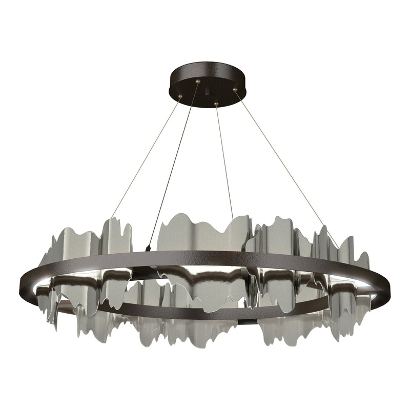 Hildene Circular LED Pendant Oil Rubbed Bronze Sterling