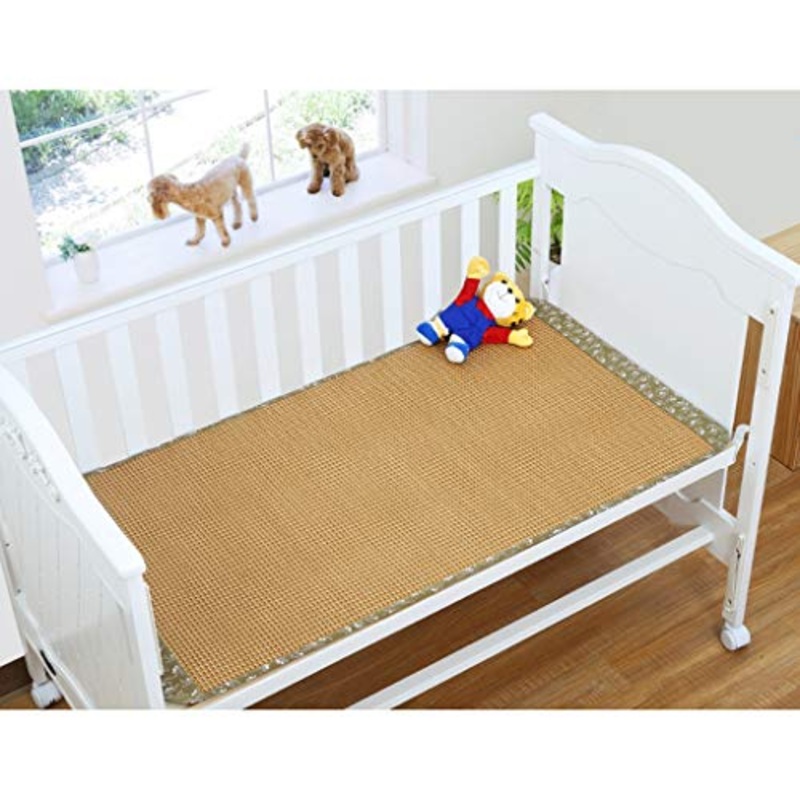 MBY Materassino in bamb, Bambino Neonato Bambini Letto della Scuola Materna Malacca Sedili, Nessun Odore Liscio No Burr Raffreddare Senza Ghiaccio (Color : One-Piece, Size : 88168cm)
