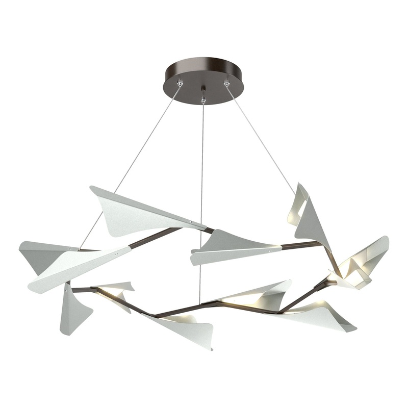 Plume 12-Light LED Pendant Oil Rubbed Bronze Vintage Platinum