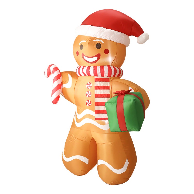 Santaco Christmas Inflatable Outdoor Gingerbread Man 2.5M