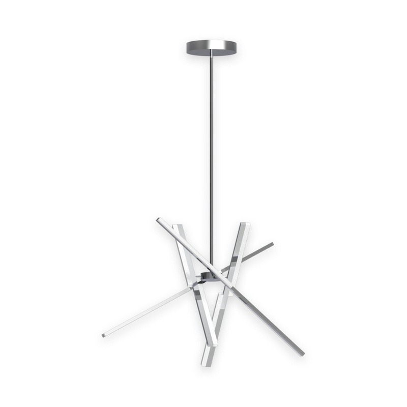 Stix Chandelier – Chrome / 32.00