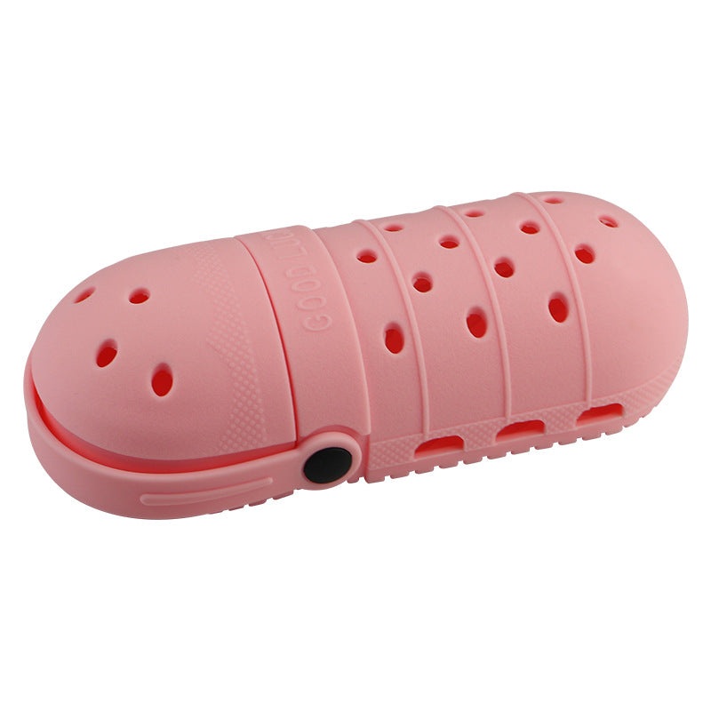 2 – pcs Pink Cute Clog-Shaped Pen Holder for Desk Organization