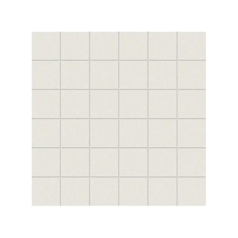 2″ x 2″ Prima Warm White 36 Piece Matte Unglazed Porcelain Mosaics. 1 Sheet = .96 Sq. Ft. 2″ x