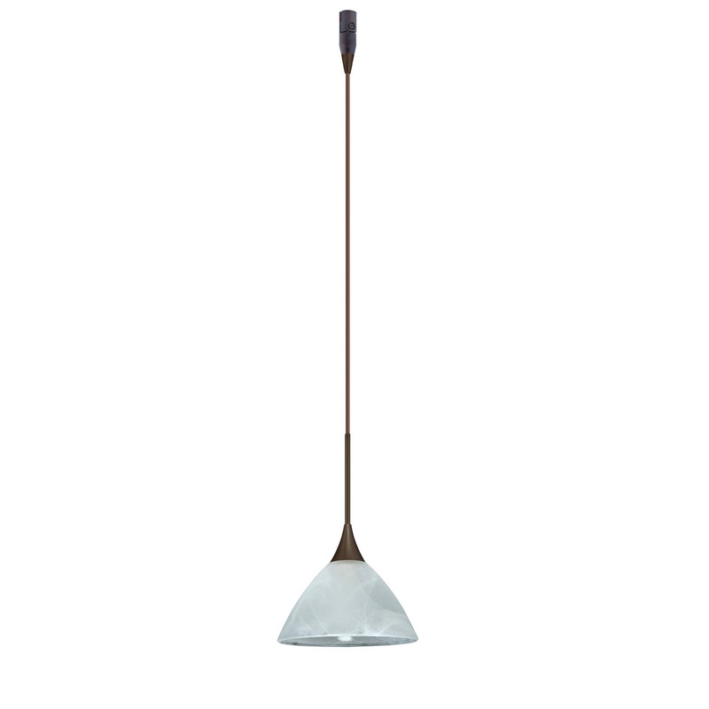 Besa RXP-174352-BR Domi One Light Pendant Bronze