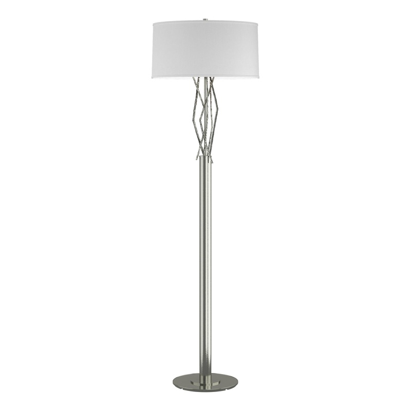 Brindille Floor Lamp Sterling Natural Anna Shade (SF)