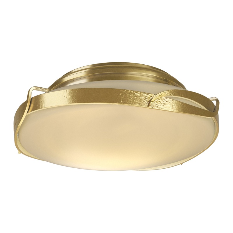 Flora Flush Mount Modern Brass