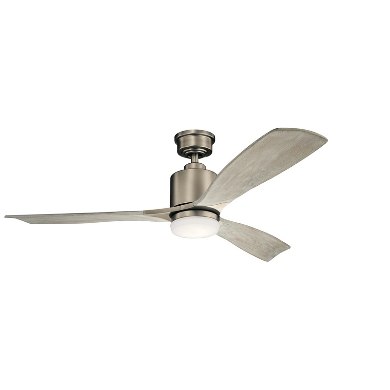 Kichler 300027AP 52″ Ceiling Fan, Antique Pewter